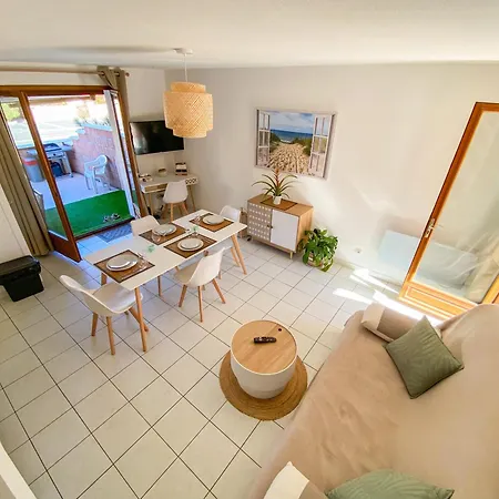 Maison bord de mer en résidence avec piscine Vias Extérieur photo