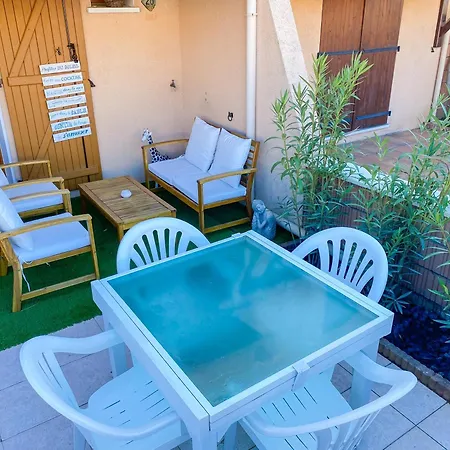 Maison bord de mer en résidence avec piscine Vias Extérieur photo