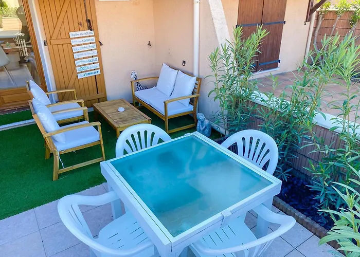 Maison bord de mer en résidence avec piscine